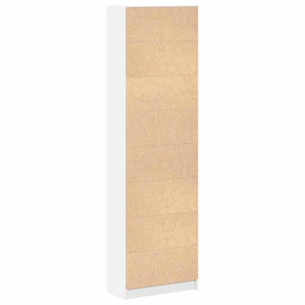 vidaXL Kleiderschrank mit Regal Weiß 55 x 25 x 189 cm Holzwerkstoff