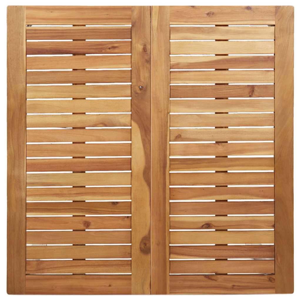 vidaXL Outdoortisch-Set 3 pcs Braun Massivholz Akazie