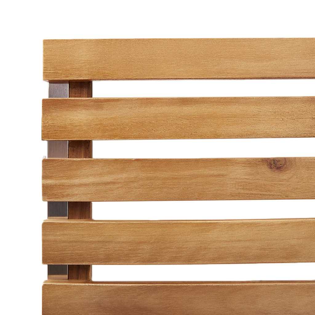 Garten Essgruppe 3 pcs Braun Massivholz Akazie
