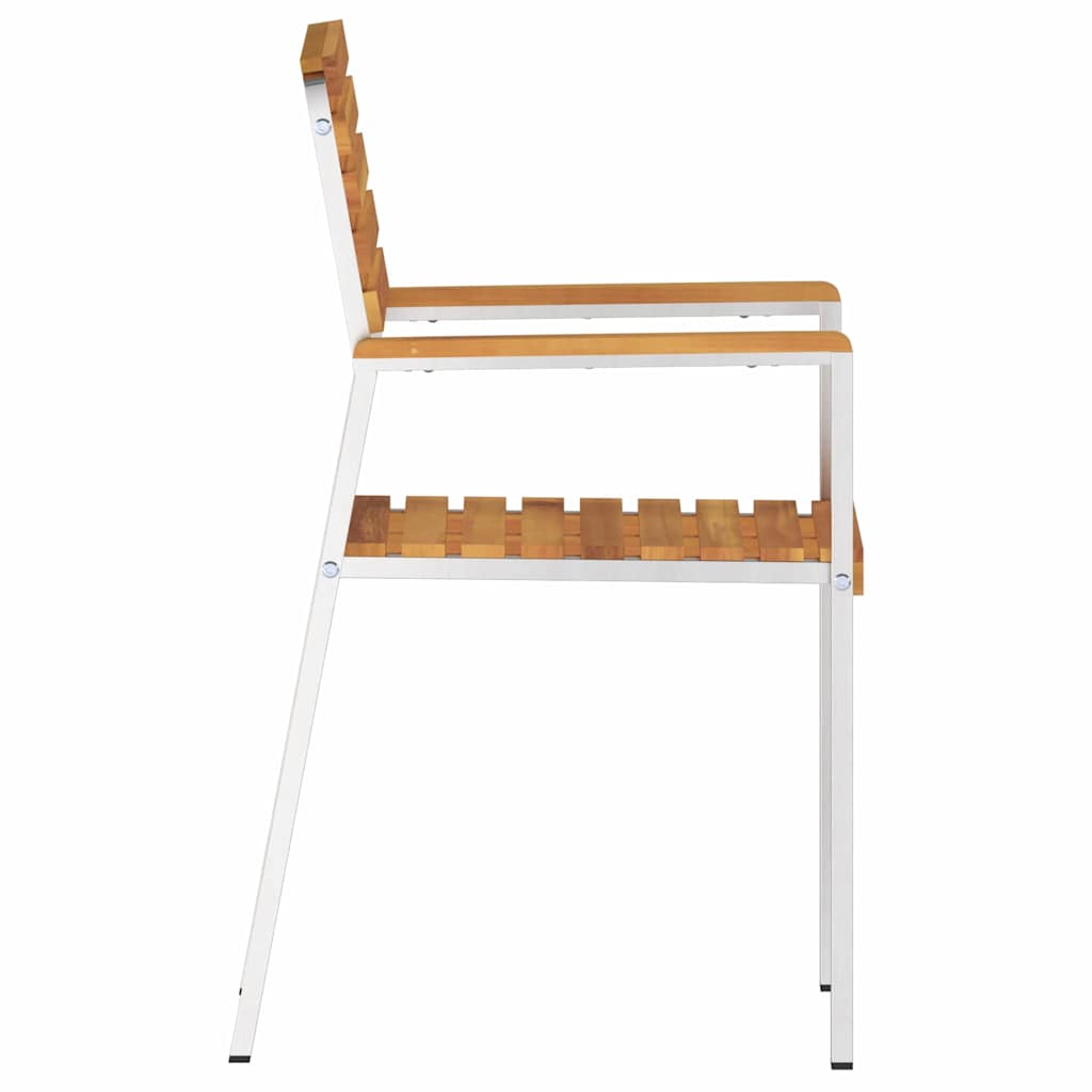 Gartenstuhl 6 pcs Öl-Natur 56 x 54,5 x 87 cm Massivholz Akazie