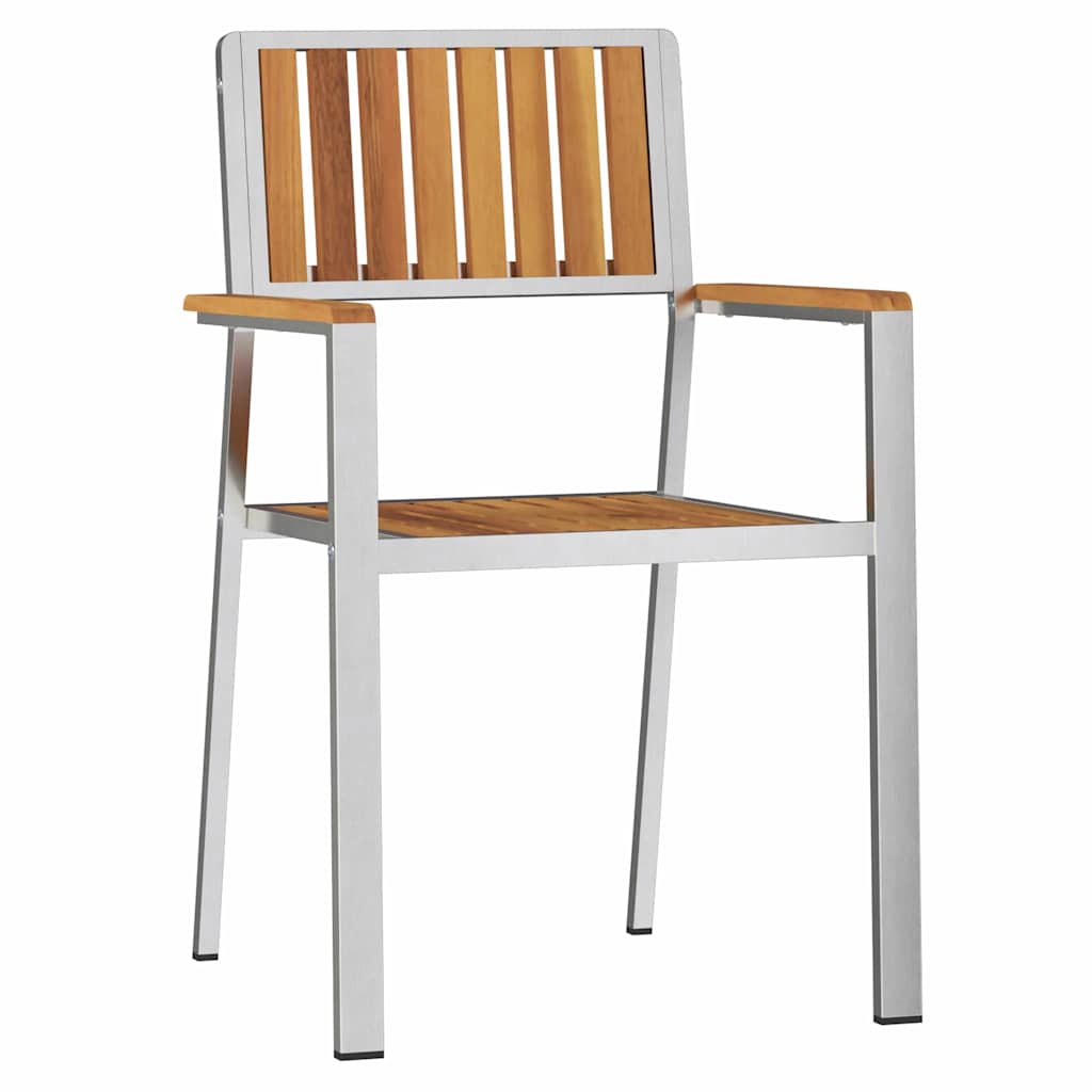 Gartenstuhl 6 pcs Braun 56 x 54,5 x 87 cm Massivholz Akazie