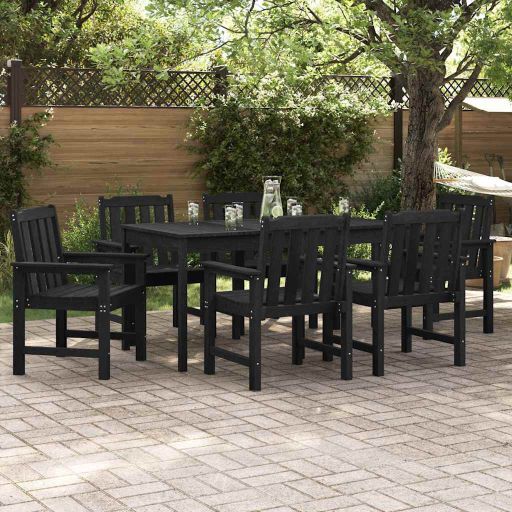 Gartenstuhl 4 pcs Weiß 65,5 x 59 x 88 cm Polyethylen