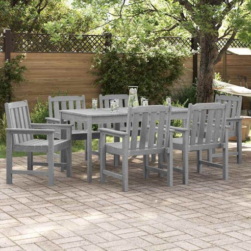 Gartenstuhl 4 pcs Weiß 65,5 x 59 x 88 cm Polyethylen