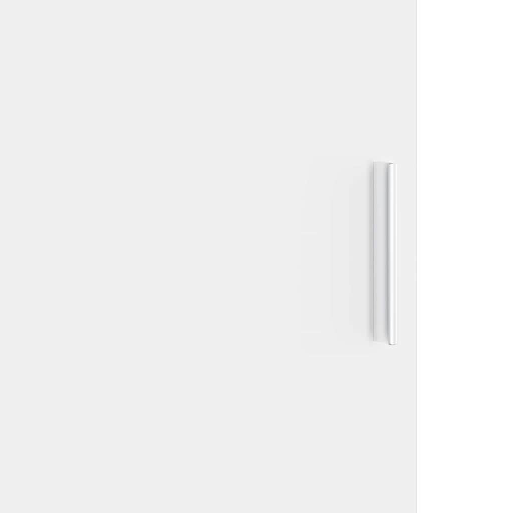 vidaXL Schreibtisch 2 pcs Weiß