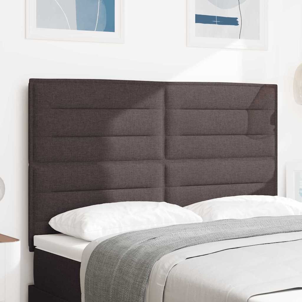 vidaXL Kopfteil mit Kopfteil Dunkelgrau 80 cm Kunstleder