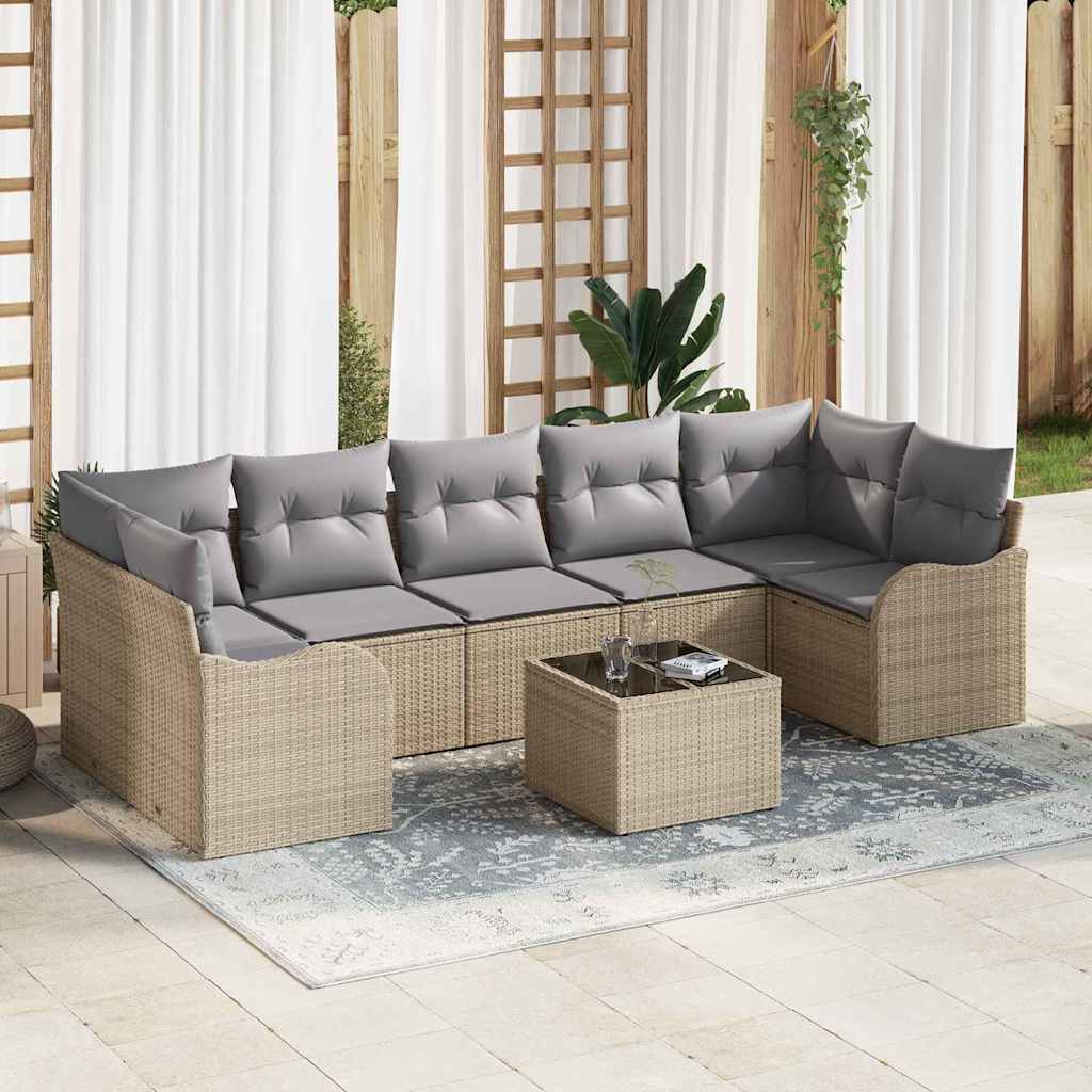 Gartensofa-set Schwarz 55 x 55 x 37 cm Poly-Rattan