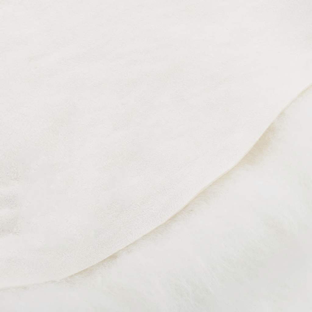 vidaXL Sitzauflage aus Isländischem Schafspelz Creme 70x110 cm