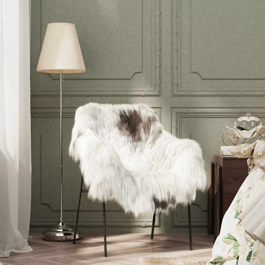 vidaXL Schafpelz Creme (60-70)x(90-100) cm