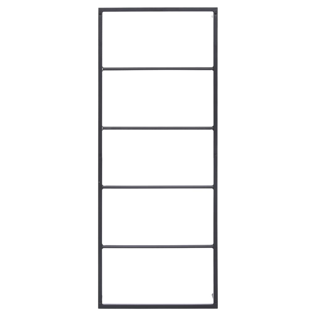 vidaXL Handtuchständer Schwarz 45x10x115 cm Stahl