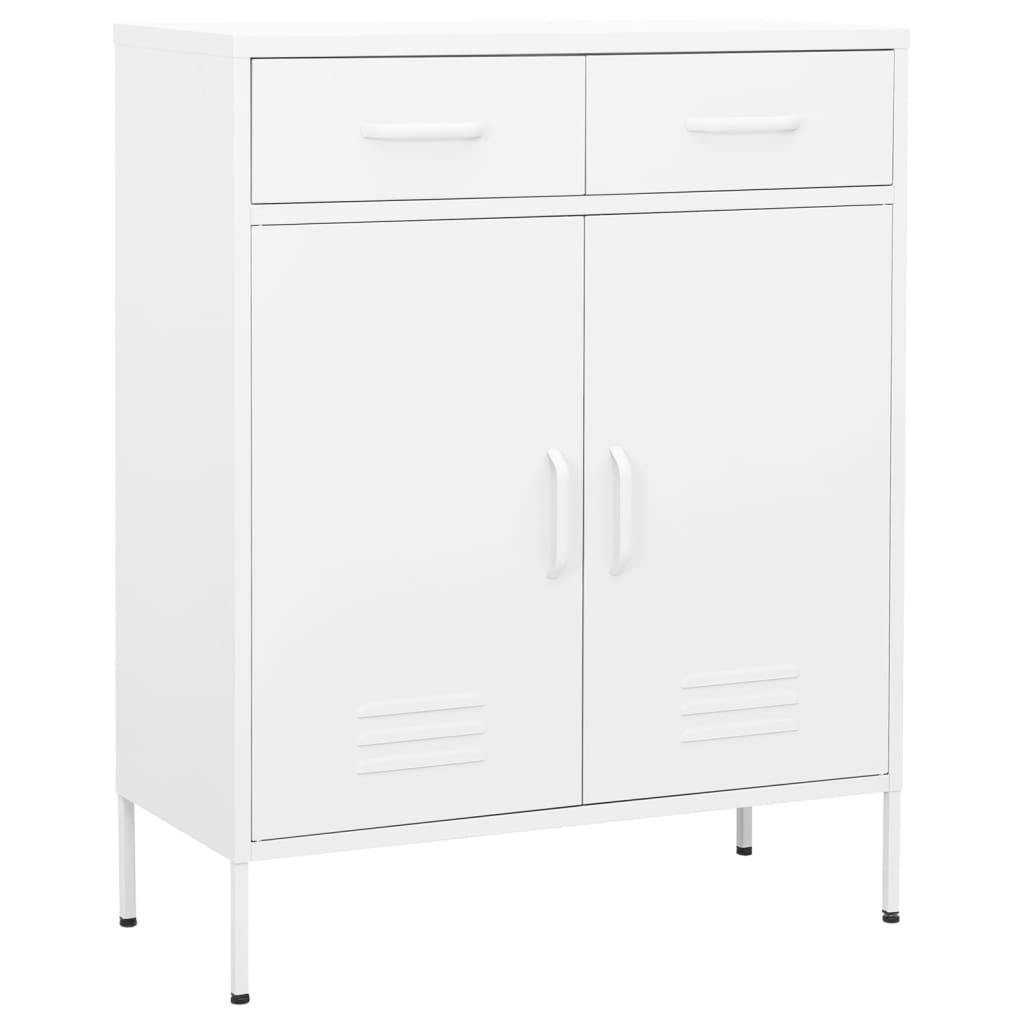 vidaXL Lagerschrank Olivgrün 80x35x101,5 cm Stahl