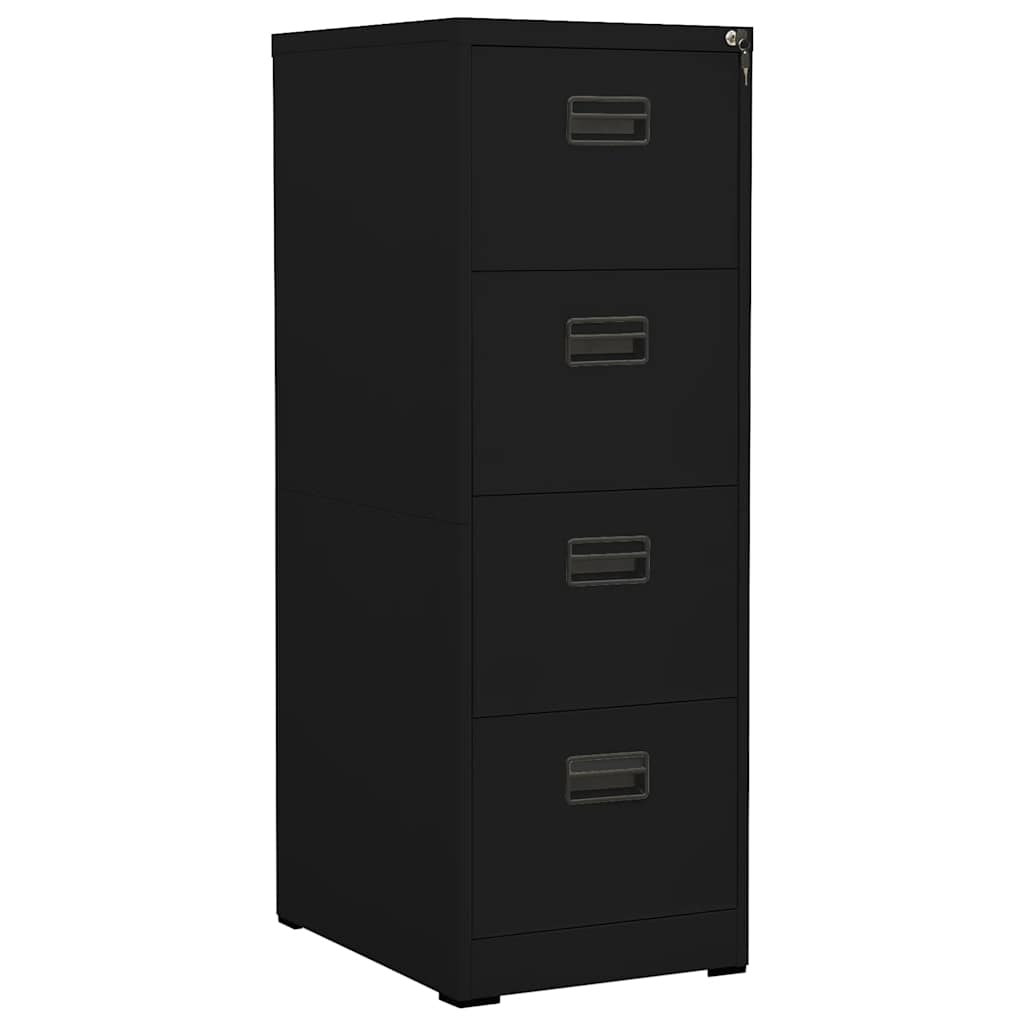 vidaXL Aktenschrank Weiß 46x62x72,5 cm Stahl