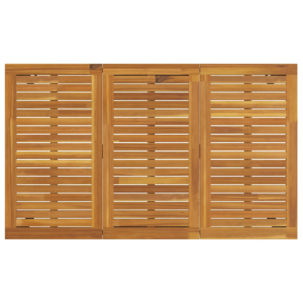 vidaXL Garten Essgruppe 5 pcs Schwarz und Braun Poly-Rattan