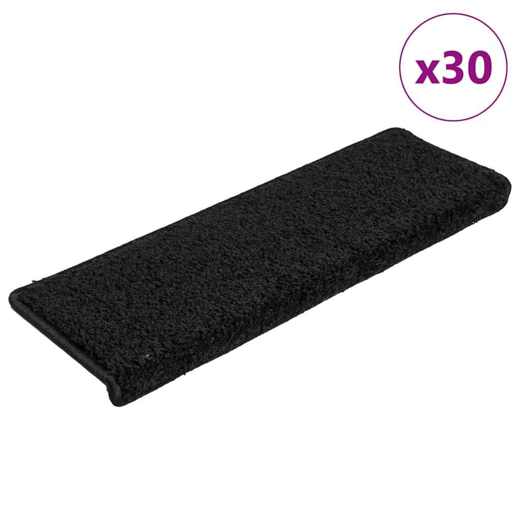 Stufenmatten 15 Stk. 65x21x4 cm Grau Rechteckiger Rand