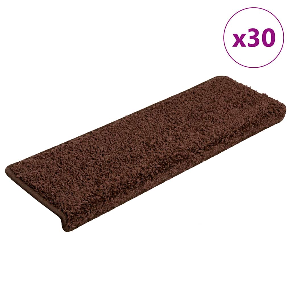 Stufenmatten 15 Stk. 65x21x4 cm Grau Rechteckiger Rand