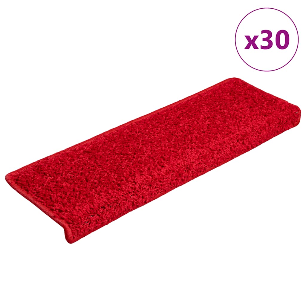 Stufenmatten 15 Stk. 65x21x4 cm Grau Rechteckiger Rand