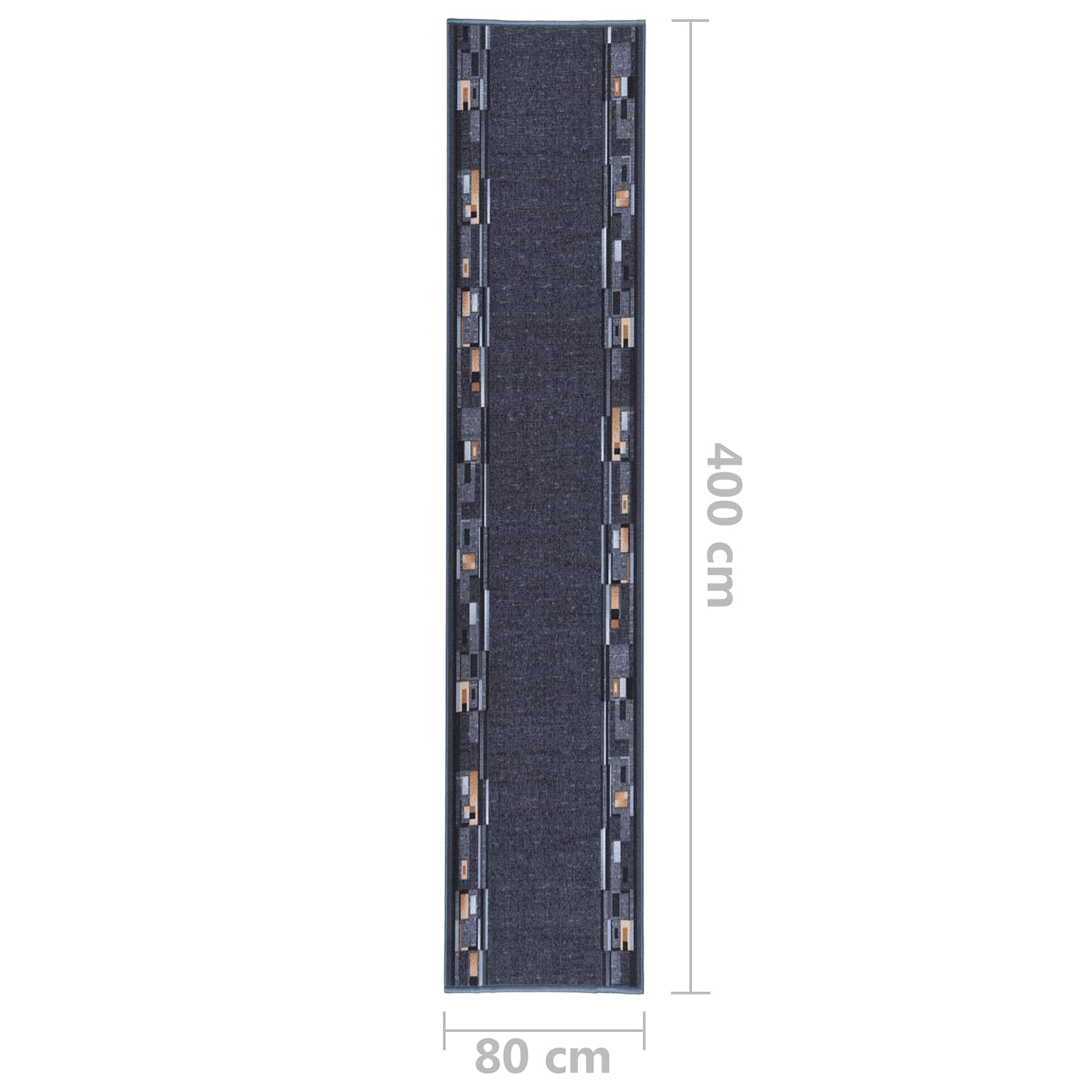 vidaXL Teppiche 80 x 400 cm Polyamid