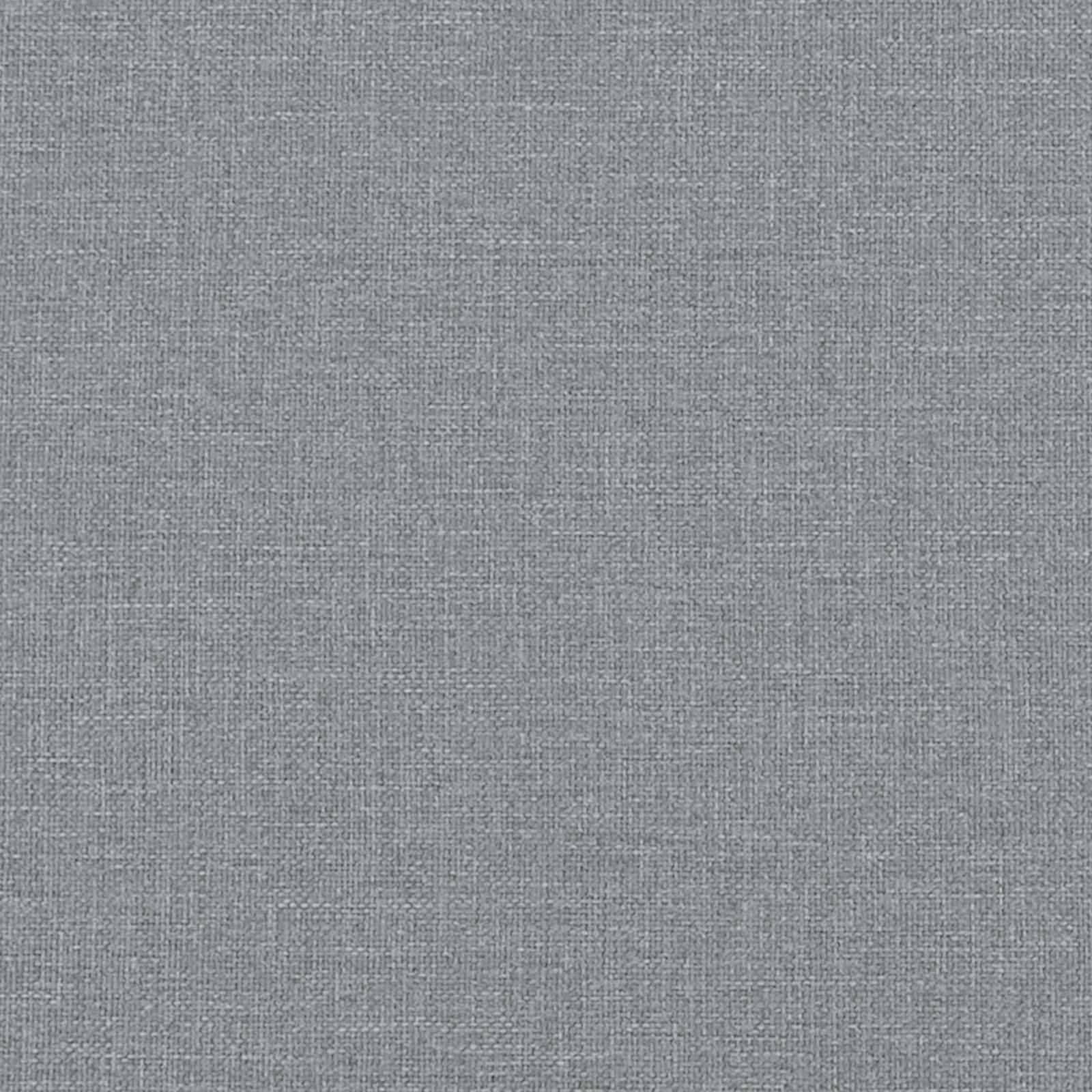 vidaXL Aufbewahrungsbett mit Matratze Hellgrau 120 x 190 cm Polyester