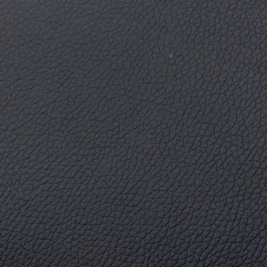 vidaXL Friseurstuhl Schwarz Kunstleder