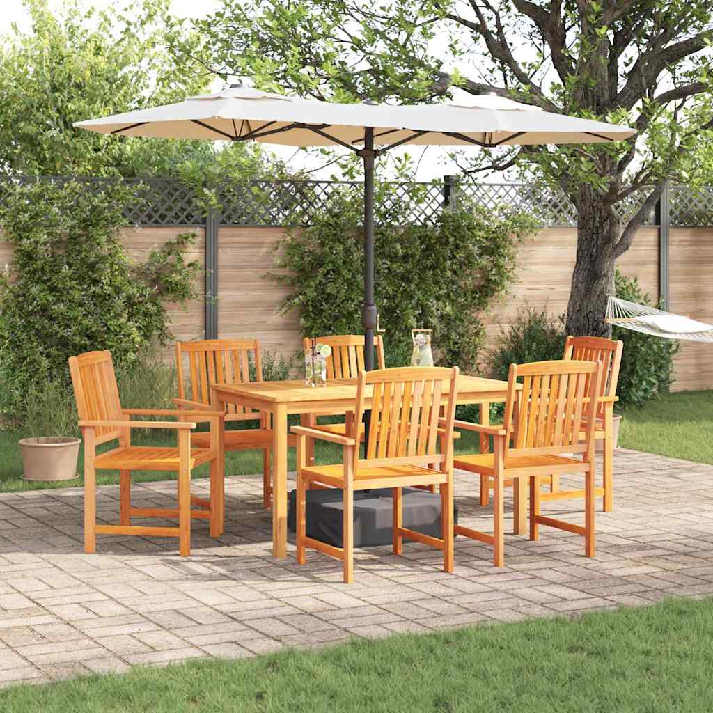 vidaXL Garten Essgruppe 5 pcs Braun Massivholz Akazie