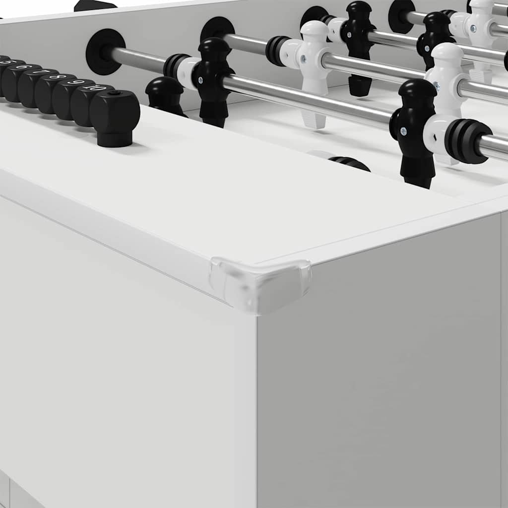 vidaXL Fußballtisch 2 pcs Weiß 146,5 x 74 x 85 cm Holzwerkstoff