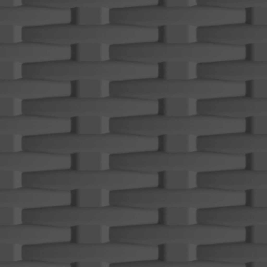 vidaXL Kunststoffschrank 68x39x92 cm Rattan-Design