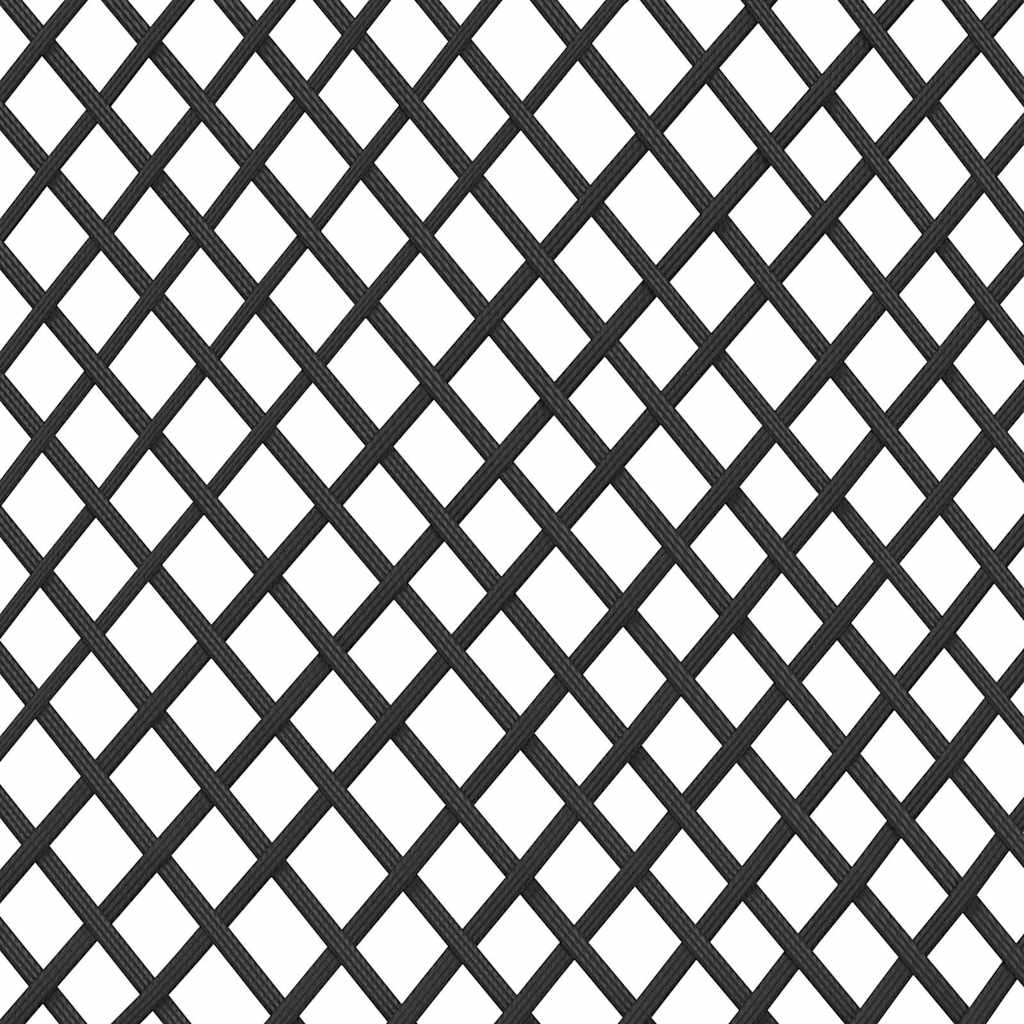 vidaXL Garten Essgruppe 5 pcs Schwarz Poly-Rattan