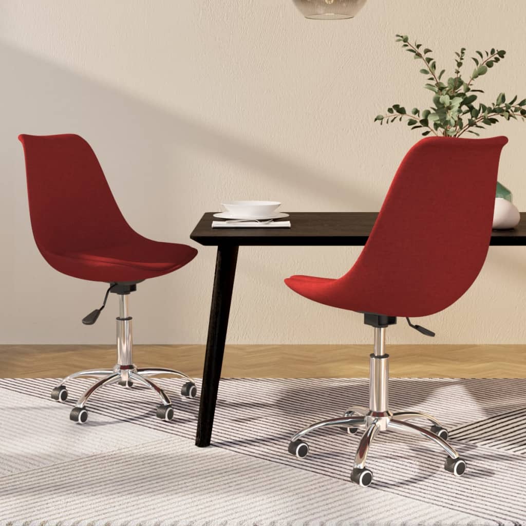 Esszimmerstühle 4 Stk. Drehbar Creme Stoff
