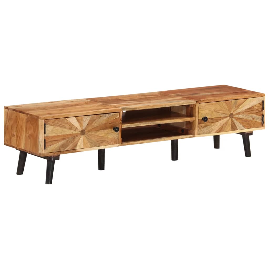 vidaXL Sideboard Massivholz Mango 85x30x75 cm