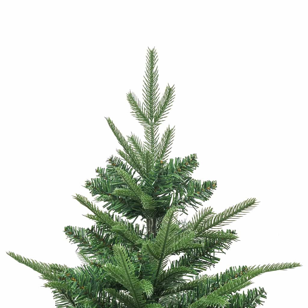 vidaXL Künstlicher vorbeleuchteter Weihnachtsbaum mit Kugelset 120 cm