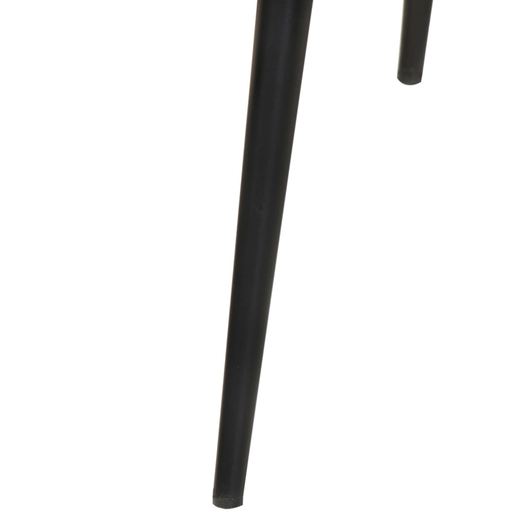 vidaXL Ohrensessel Grau Echtleder