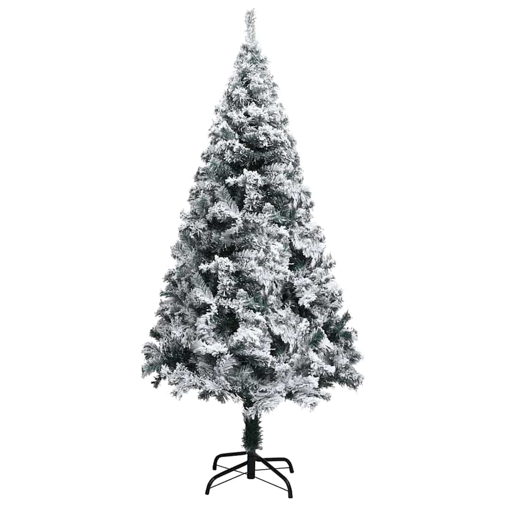 vidaXL Künstlicher Weihnachtsbaum mit 150 LEDs mit Ständer Weiß 120 cm