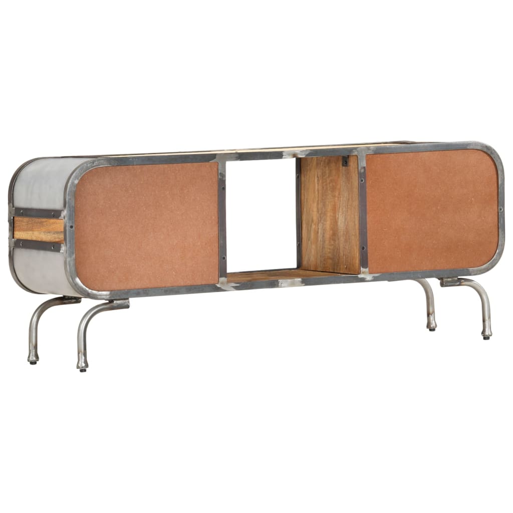 vidaXL TV-Schrank 110x30x42 cm Massivholz Mango