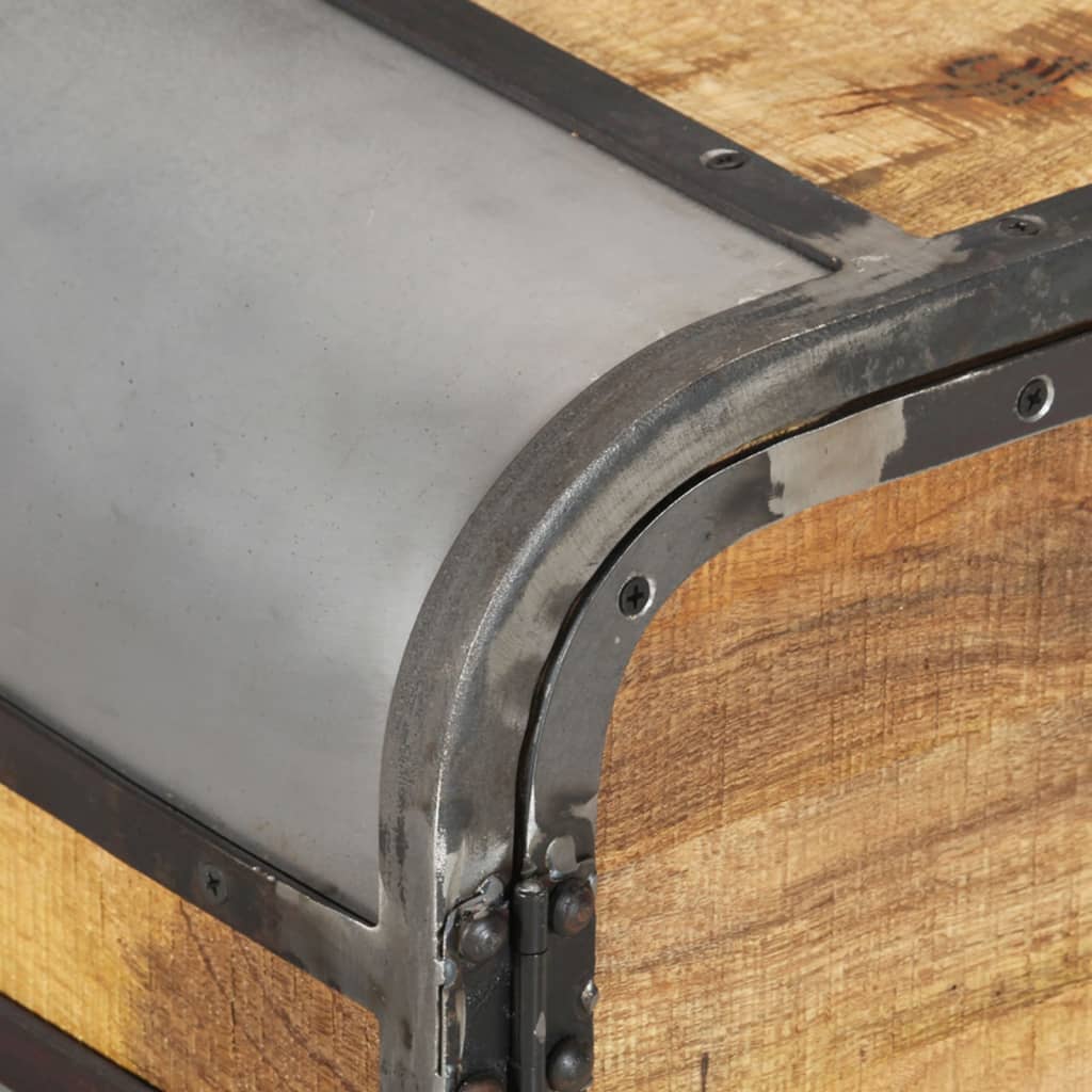 vidaXL TV-Schrank 110x30x42 cm Massivholz Mango