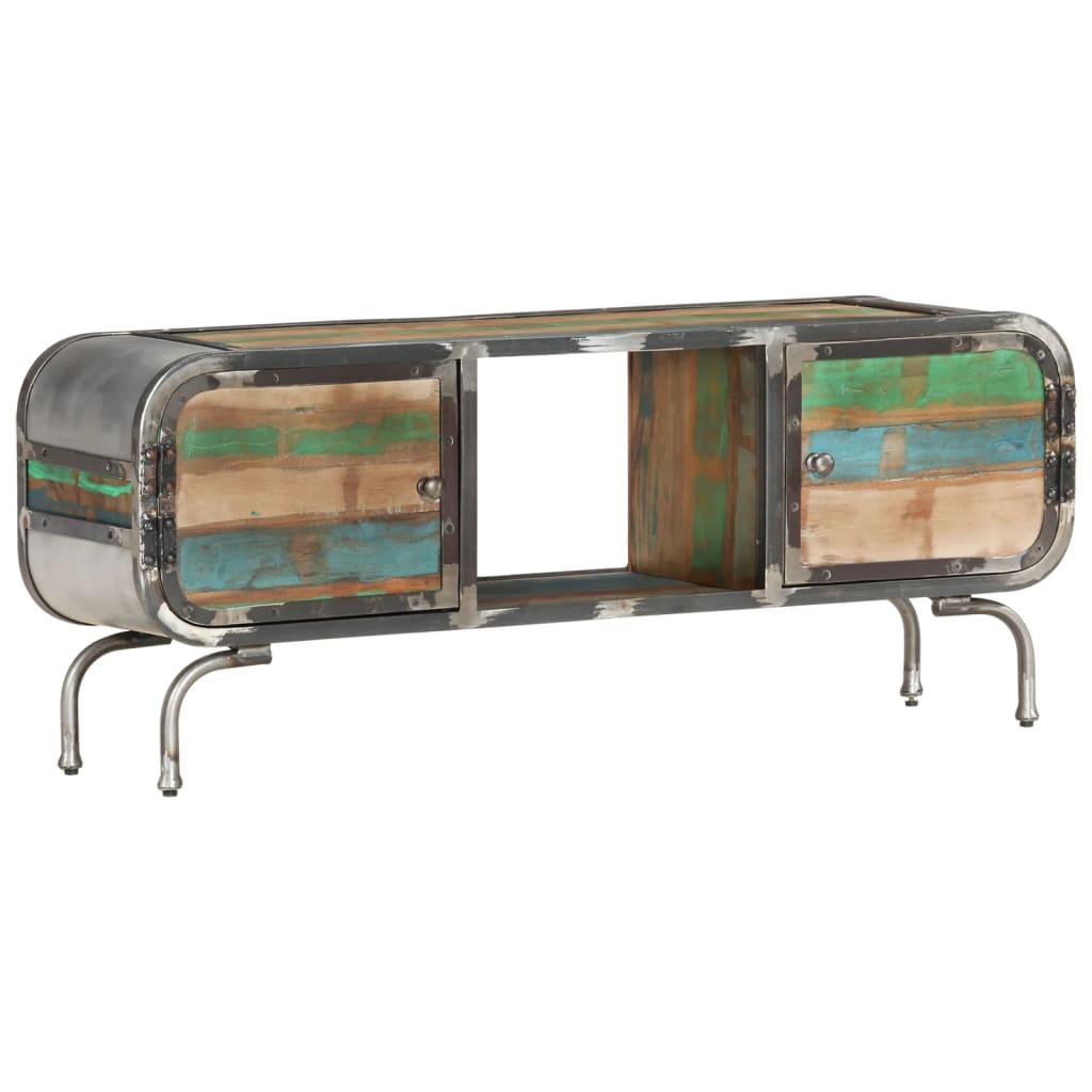 vidaXL TV-Schrank 110x30x42 cm Massivholz Mango