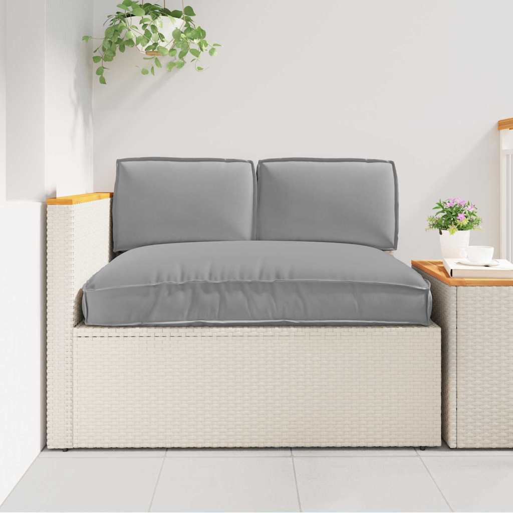 vidaXL Kissenset 3 pcs Grau Oxford-Stoff