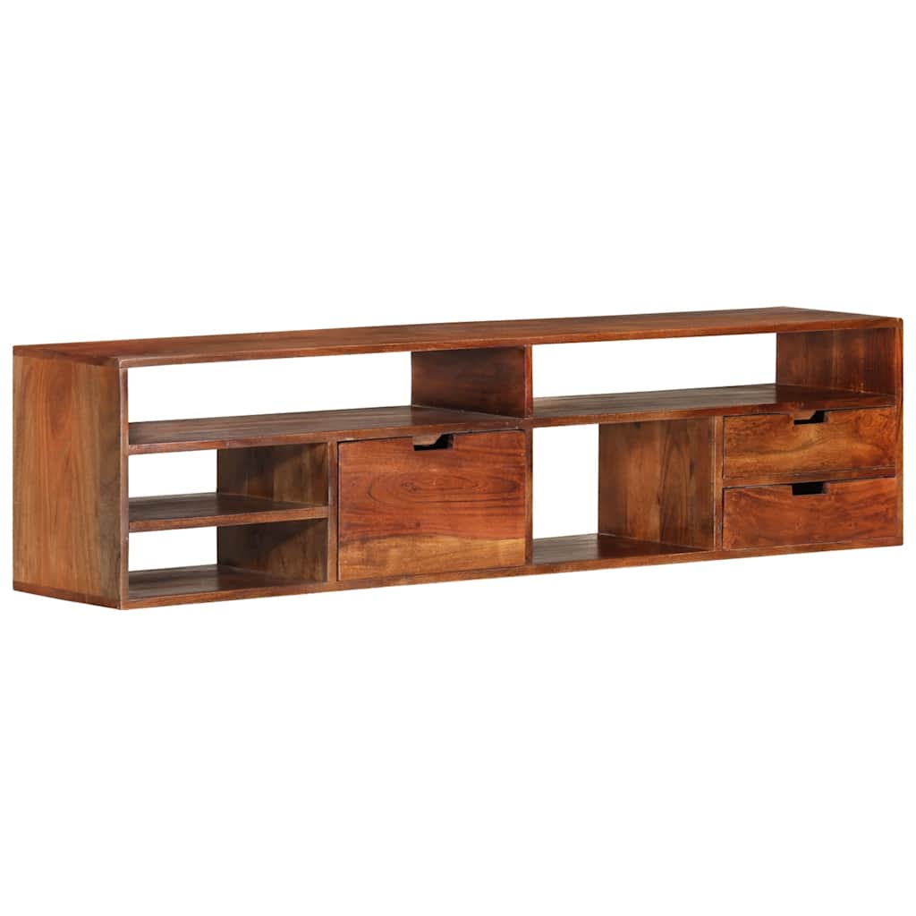 vidaXL TV-Schrank 140x30x35 cm Massivholz Akazie