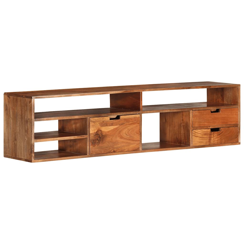 vidaXL TV-Schrank 140x30x35 cm Massivholz Akazie