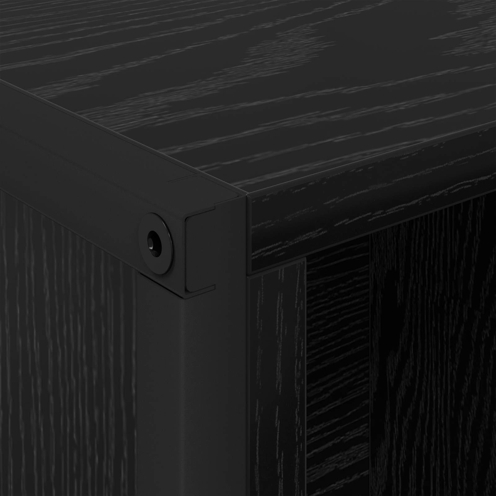 vidaXL Bücherregal 2 pcs Schwarz Eichen-Optik 99,5 x 30 x 108,5 cm