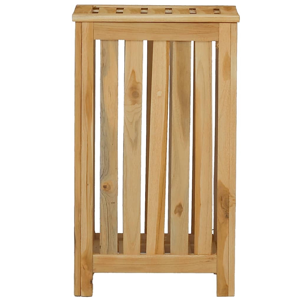 vidaXL Wäschebehälter 35x25x60 cm Massivholz Teak