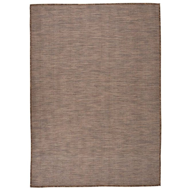 vidaXL Outdoor-Teppich Flachgewebe 80x250 cm Grau