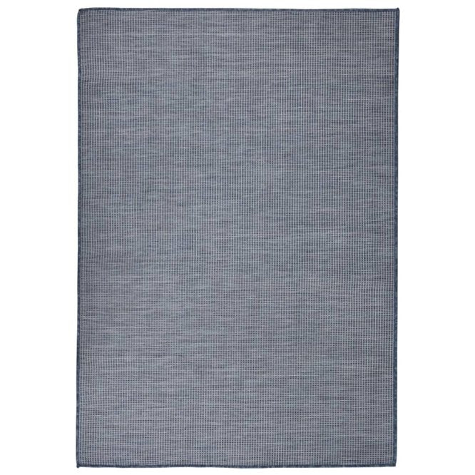 vidaXL Outdoor-Teppich Flachgewebe 80x250 cm Grau