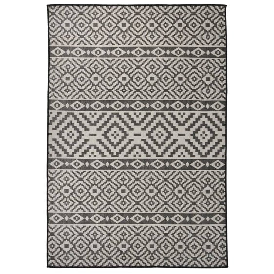 vidaXL Outdoor-Teppich Flachgewebe 80x250 cm Grau