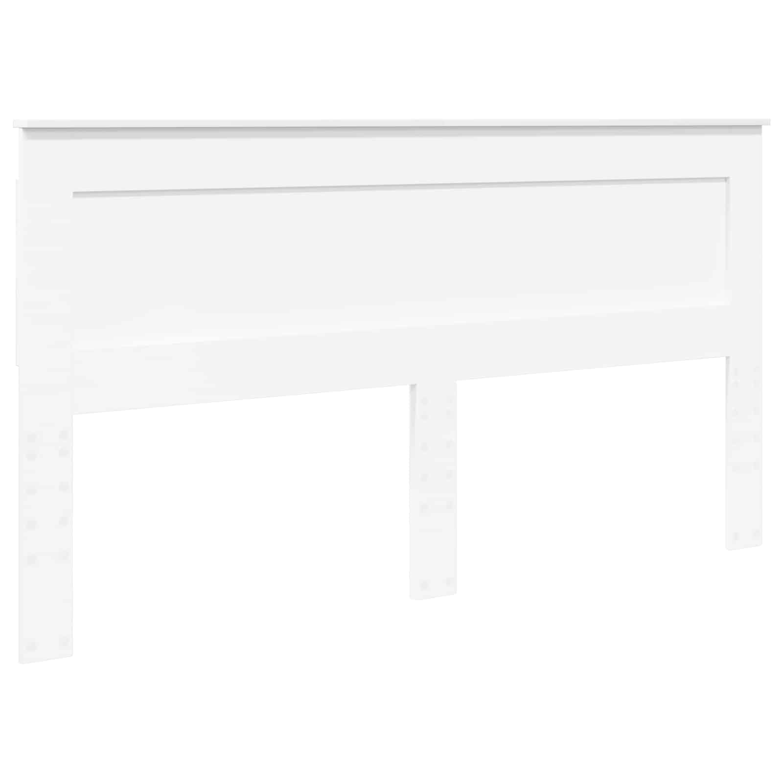 vidaXL Aufbewahrungsbett mit Kopfteil Weiß 200 x 200 cm Holzwerkstoff