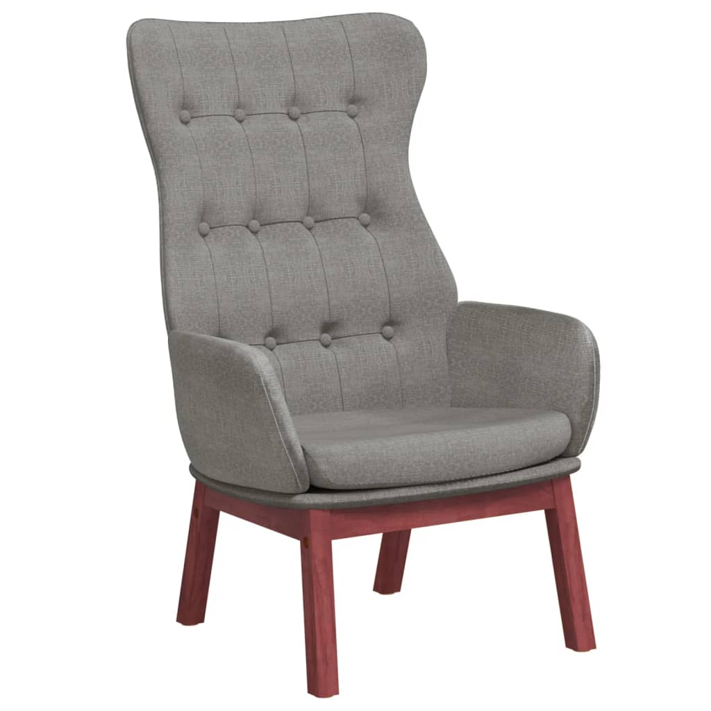 vidaXL Relaxsessel Hellgrau Stoff