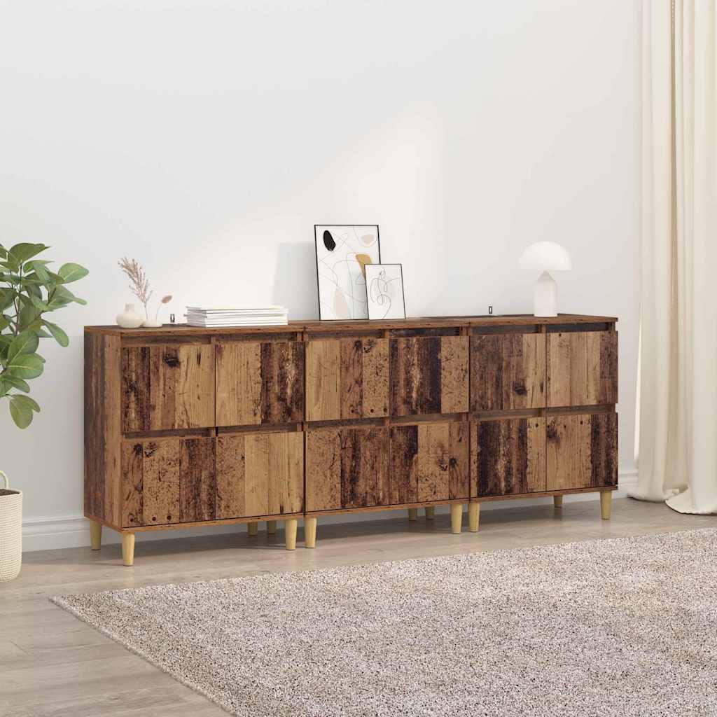 Sideboards 2 Stk. Weiß 60x35x70 cm Holzwerkstoff