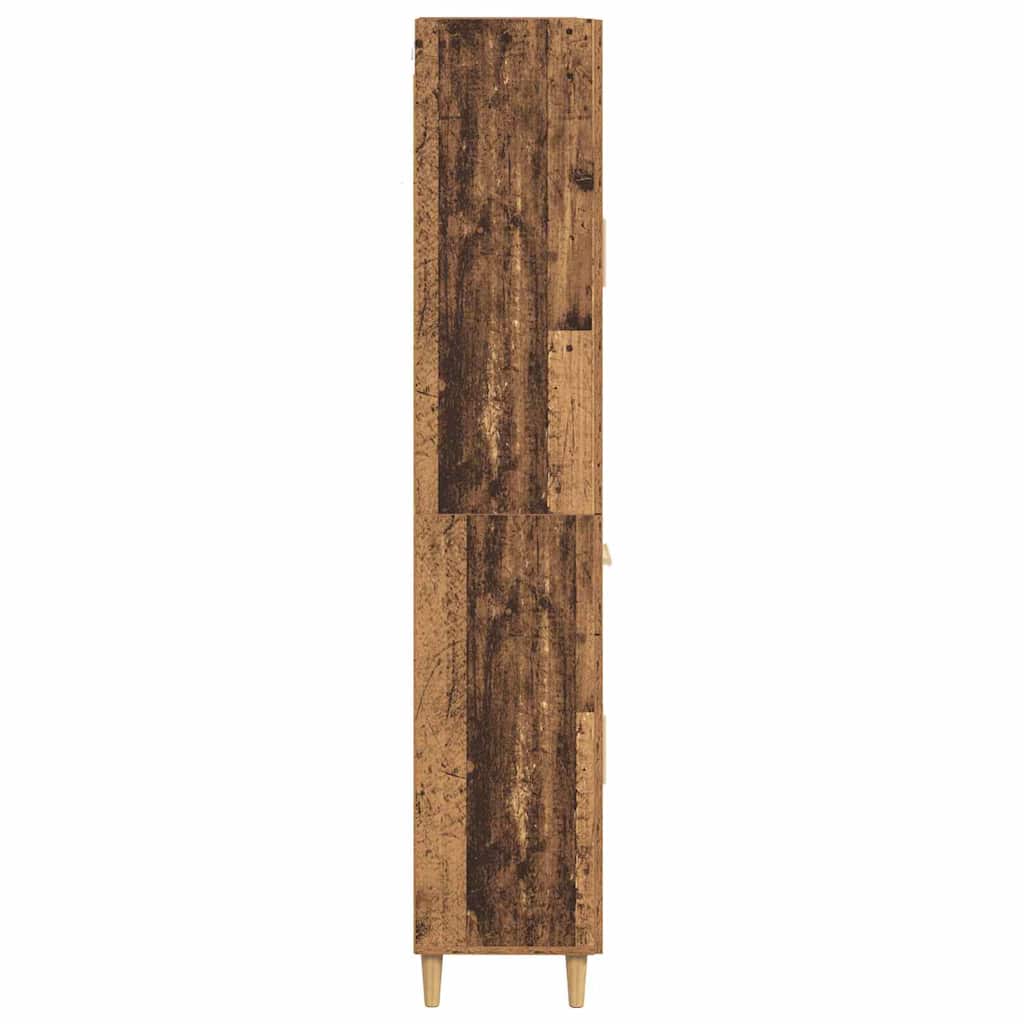 vidaXL Highboard Altholz 69,5 x 34 x 180 cm Holzwerkstoff