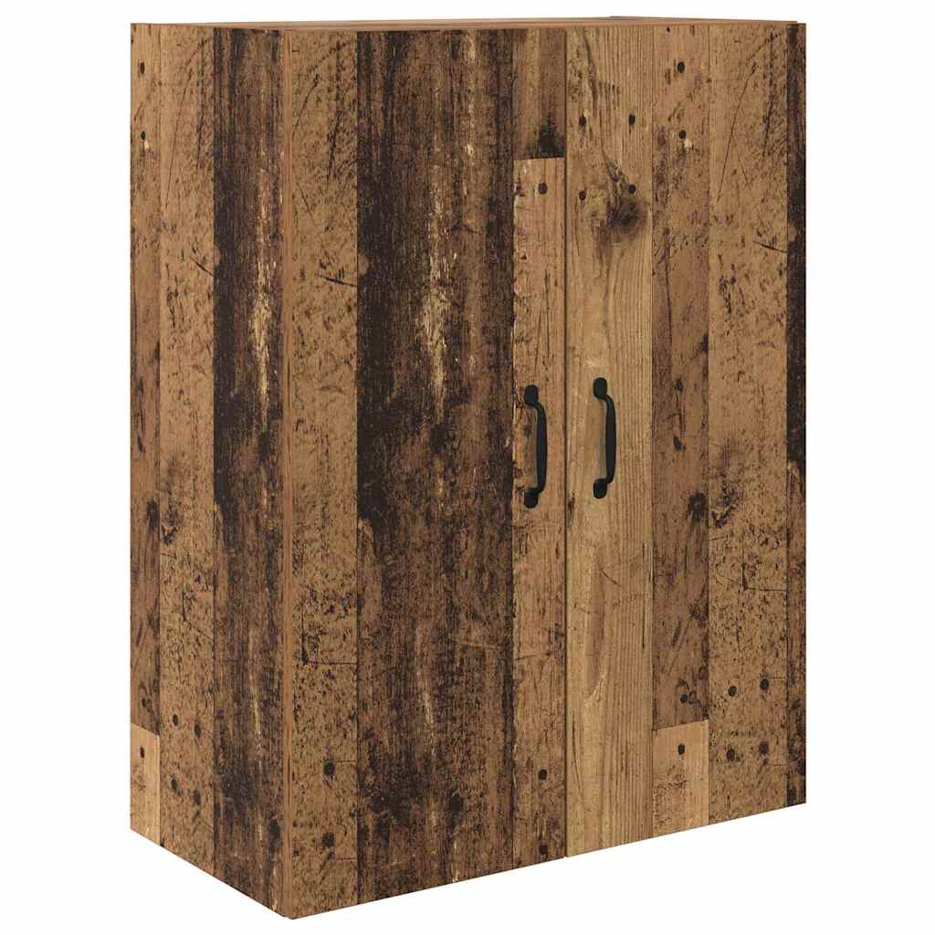 vidaXL Highboard Wandmontiert Altholz 69,5 x 34 x 180 cm Holzwerkstoff