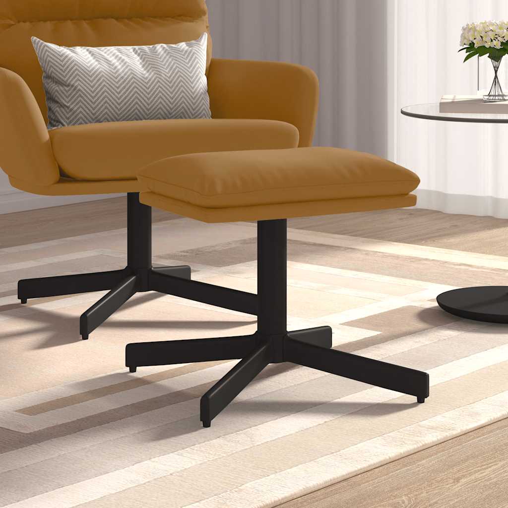 vidaXL Fußhocker Rosa 60x60x36 cm Samt