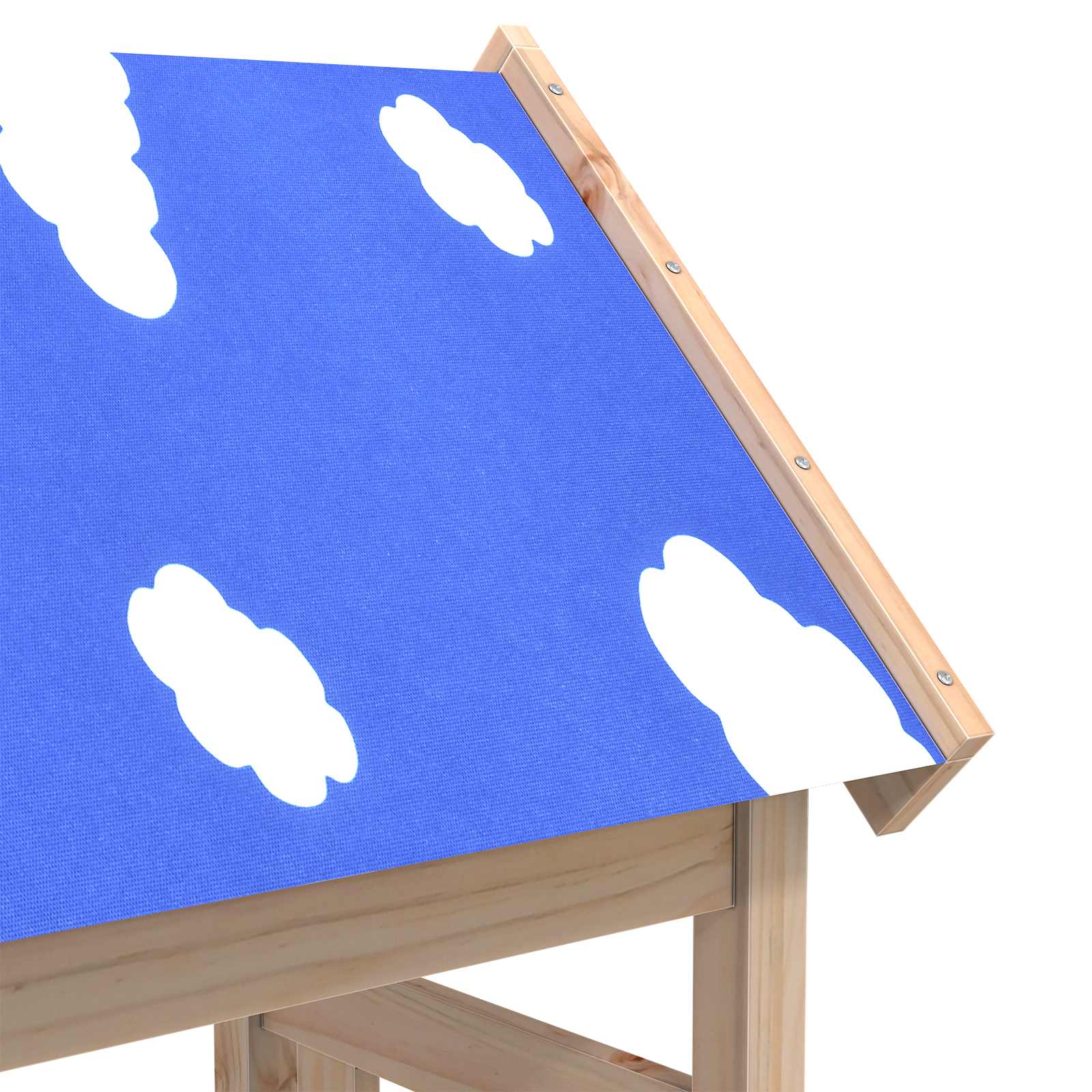 vidaXL Spielturm Braun 52,5 x 46,5 x 208 cm Massives Kiefernholz