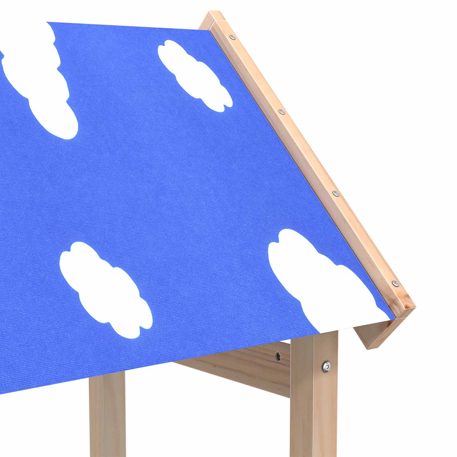 vidaXL Spielturm Braun 52,5 x 46,5 x 195 cm Massives Kiefernholz